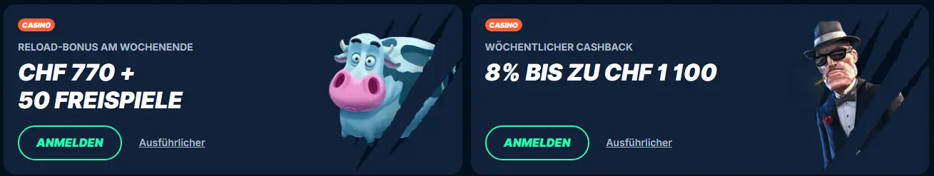 Einzahlungsbonus – prozentualer Bonus auf die Aufladung des Spielerkontos